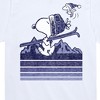Boys' - Peanuts - Snoopy Woodstock Ski Stripes Short Sleeve Graphic T-Shirt - 2 of 4