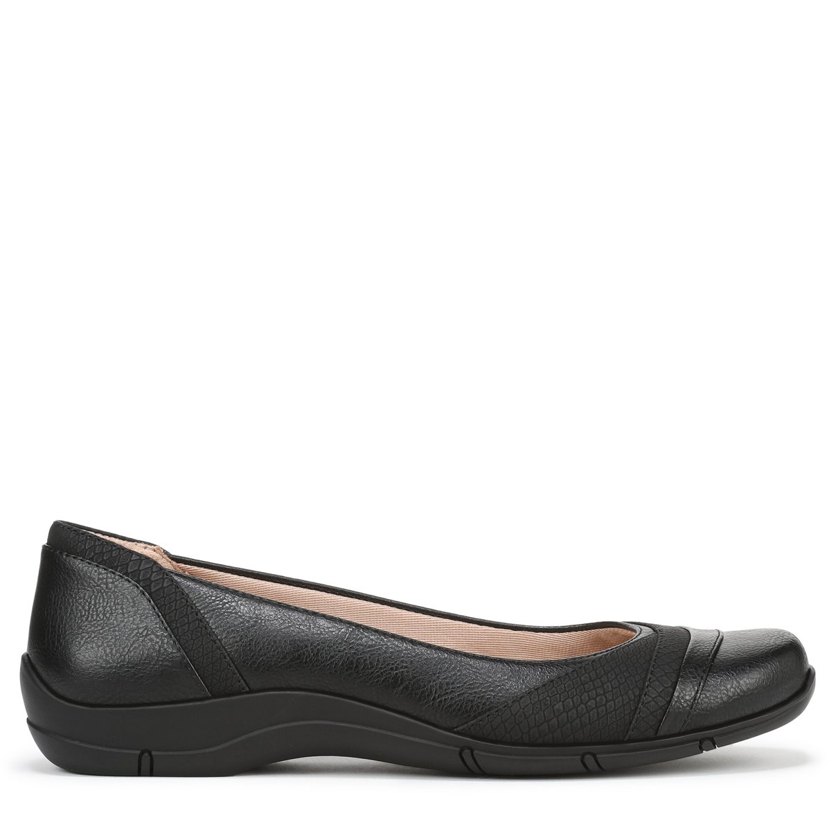 Обувь LifeStride Women's Dig Ballet Flat Black 6 W — фото 3
