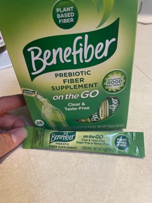 Benefiber Prebiotic GLP-1 Friendly Fiber Powder Unflavored - 76 Teaspoons -  5.4oz : Target