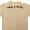 Modelo Wine, Glasses, Mosaic glass background EST 1925, Viva La Tradicion on Sand Vintage Short Sleeve Adult T-Shirt - 4 of 4