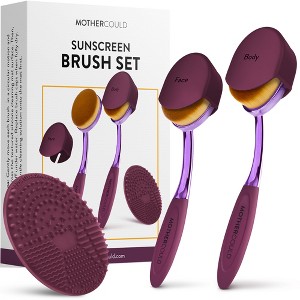 Mothercould Sunscreen Brush Set - Easy to Use Sunblock Applicator for Kids, Babies, Families, Adults, Parents, Child-Safe (2 Pack) - 1 of 4