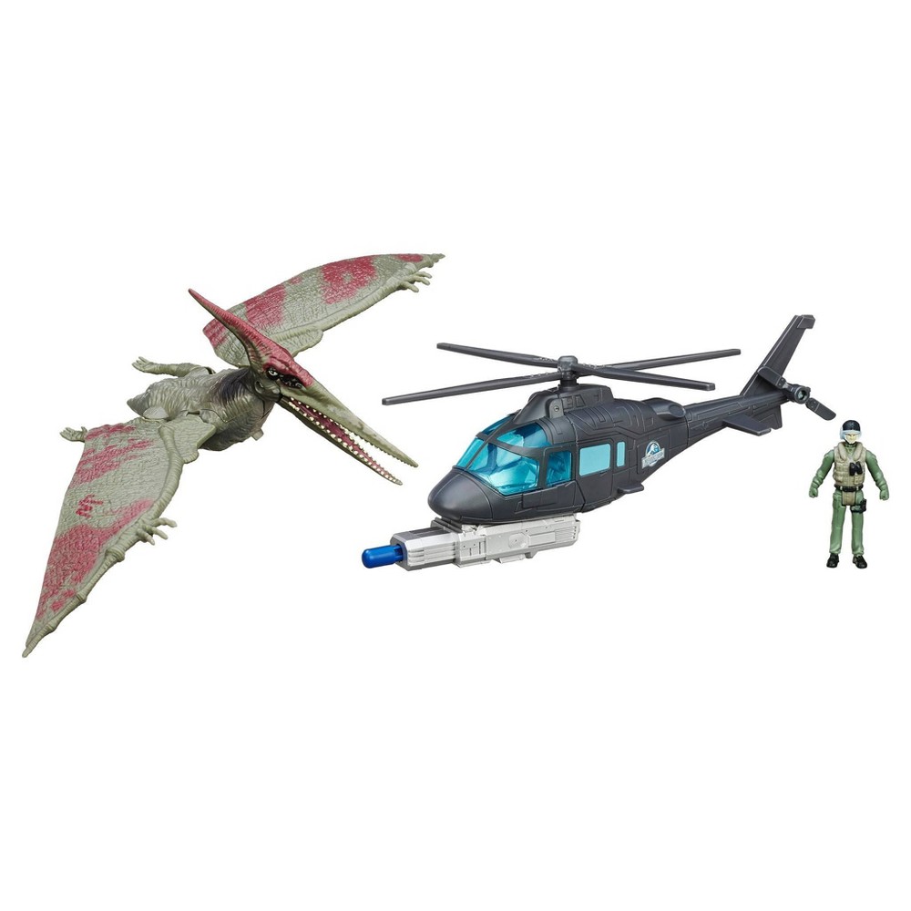 UPC 630509290086 product image for Jurassic World Pteranodon vs. Helicopter Pack | upcitemdb.com