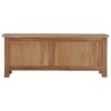 vidaXL TV Stand 35.4 in.x11.8 in.x13.8 in. Solid Wood Teak - 4 of 4