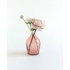 Slickblue Handcrafted Hammered Glass Bud Vase, Available in Multiple Color & Size Options, Ideal for Flower Display - 2 of 4