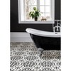 FloorPops 10ct 12"x12" Villa Peel and Stick Floor Tiles Off White: Water-Resistant Vinyl Mosaic Flooring Panels - 2 of 4