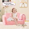 Infans 2-in-1 Kids Couch Folding Toddler Chair with Blanket Gift for 3+ Kids Rainbow - 3 of 4
