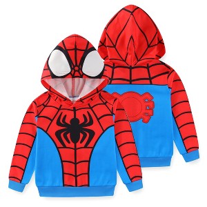 Marvel Spider-Man Boys Pullover Hoodie For Toddler And Big Kids - Size 3T - 1 of 4