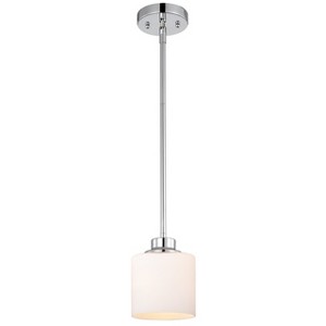 Chloe Lighting Solbi Contemporary 1 Light Chrome Mini Pendant Ceiling Fixture 6 " Wide - 1 of 4