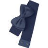 Allegra K Women Elastic Belt Wide Stretchy Cute Bowknot Wedding 2 Pcs - 2 of 4