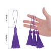 Unique Bargains Handmade Soft Floss DIY Mini with Loop Craft Tassels 45 Pcs - 2 of 4