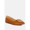 Karder Brooch Detail Ballet Flats - 2 of 4