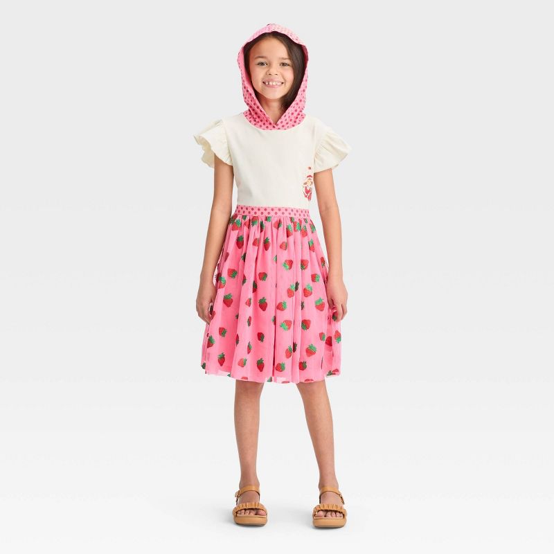 Girls&#39; Strawberry Shortcake Dress - Pink, 3 of 4