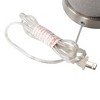 14"x23.8" Two Tone Ceramic Table Lamp Silver/White - A&B Home: UL Listed, Polyester Shade, No Bulbs Included - 2 of 4
