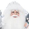 Season's Designs 18" Silver And White Santa With Staff - 3 of 4