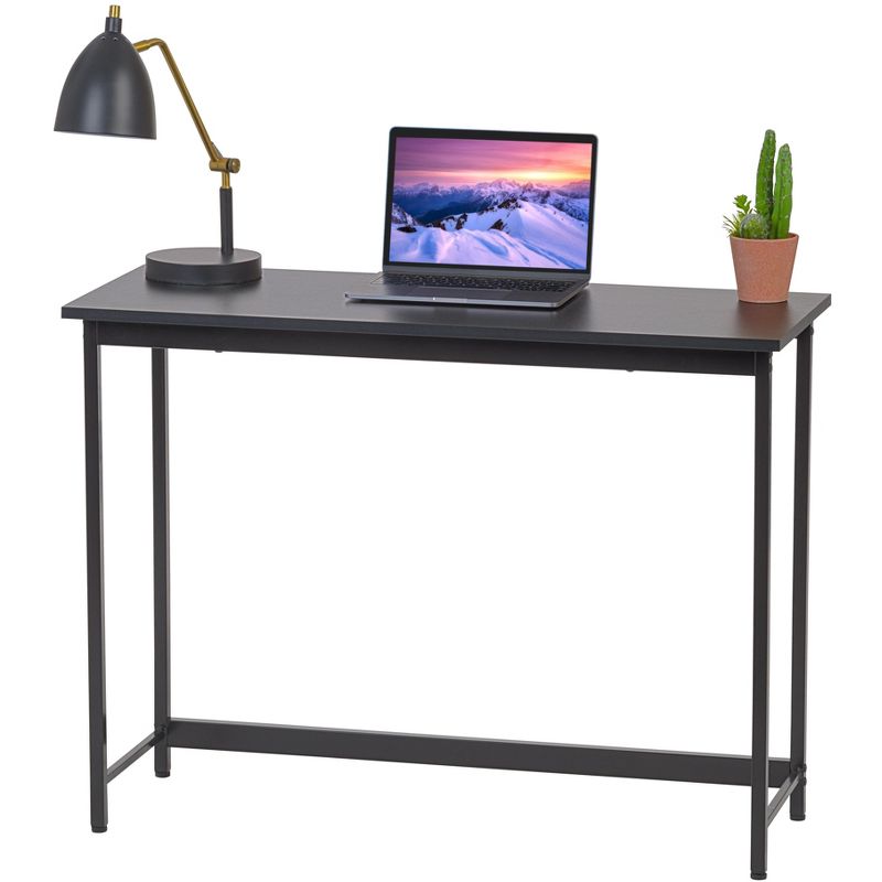 IRIS USA Simple Design Office Desk, Black, 1 of 10