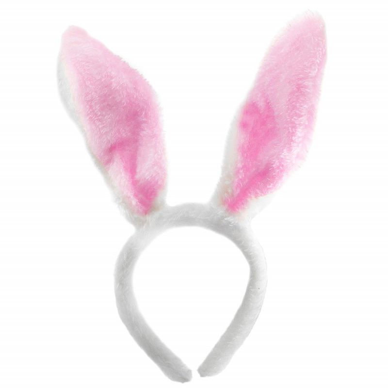 Skeleteen Girls Bunny Rabbit Costume Set - Pink and White, 2 of 6