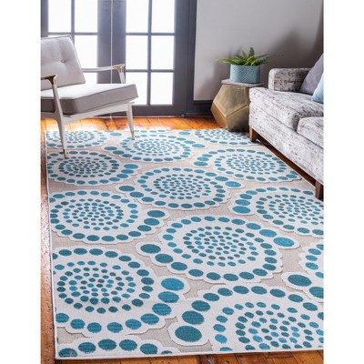 Unique Loom    Outdoor Modern Charlotte Area Rug