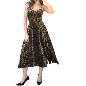 Women's Weslena Bustier Burnout Midi Dress - adelyn rae - 1 of 3
