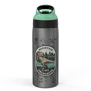 Jurassic World 3 19oz Stainless Steel Double Wall Water Bottle - Zak Designs: Kids Dinosaur Drinkware, Dishwasher-Safe - 1 of 4