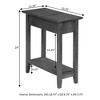 Breighton Home Harper End Table with Flip Top Storage and Lower Shelf - 4 of 4