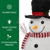 Set of 2 Christmas Lighted Snowman, 2 Ft Christmas Snowman Decorations - 4 of 4