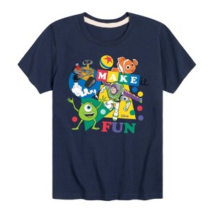 Boys' - Disney - Make It Fun Short Sleeve Graphic T-Shirt - 1 of 4