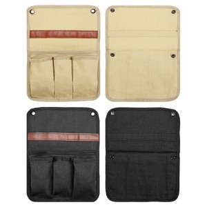 Unique Bargains Multicolor Waterproof Outdoor Camping Magazines Snacks Chair Armrest Bag 2 Pcs - 1 of 4