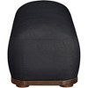 Meridian Furniture,Calum Chenille Fabric Bench - 4 of 4