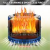 Portable Smokeless Firepit with Stand, Bonfire Wood Burning Fire Pit for Camping & Picnic Outside, Stainless Steel Fire Pit with Carry Bag - 3 of 4