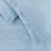 Luxury Sustainable Cotton 650 Thread Count Solid Sheet Set by Blue Nile Mills - image 3 of 4