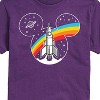 Men's - Disney - Mickey Retro Space Logo Short Sleeve Graphic T-Shirt - 2 of 4
