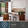 VAXCEL Beverly 4 Light Linear Chandelier Island Pendant Fixture Clear Glass Shade, LED Compatible - 3 of 4