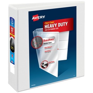 Avery Heavy-Duty Binder, 3" One Touch EZD Rings, White (79193) - 1 of 4