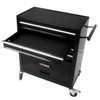 Maggift Tool Boxes and Totes Rolling Chest Storage Cabinet, Garage Organizer, Tool Multifunctional Storage Box, Black, 24.4"*13"*29.9" - 3 of 4