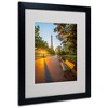 Trademark Fine Art -Mathieu Rivrin 'Crazy Morning Light Paris' Matted Framed Art - 2 of 4