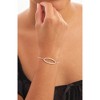 SHINE by Sterling Forever Oval CZ Slider Bracelet - 2 of 2