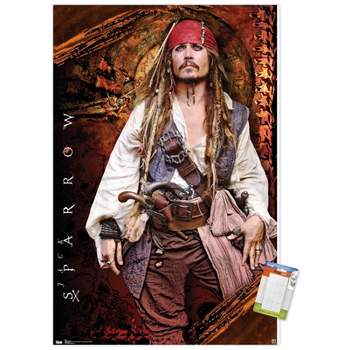 Trends International Disney Pirates of the Caribbean: On Stranger Tides - Johnny Depp Unframed Wall Poster Prints