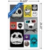 Trends International The Nightmare Before Christmas - Jack Grid Framed Wall Poster Prints - 3 of 4