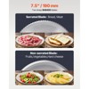 VEVOR Meat Slicer, 7.5 inch Electric Deli Food Slicer, 180W Meat Cutter with two Premium SUS420 Blades, 0-0.6 inch Adjustable Thickness, Black - 3 of 4