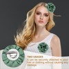 Unique Bargains Satin Flower Durable Elegant Large Peony Floral Lapel Brooch Pin - 4 of 4
