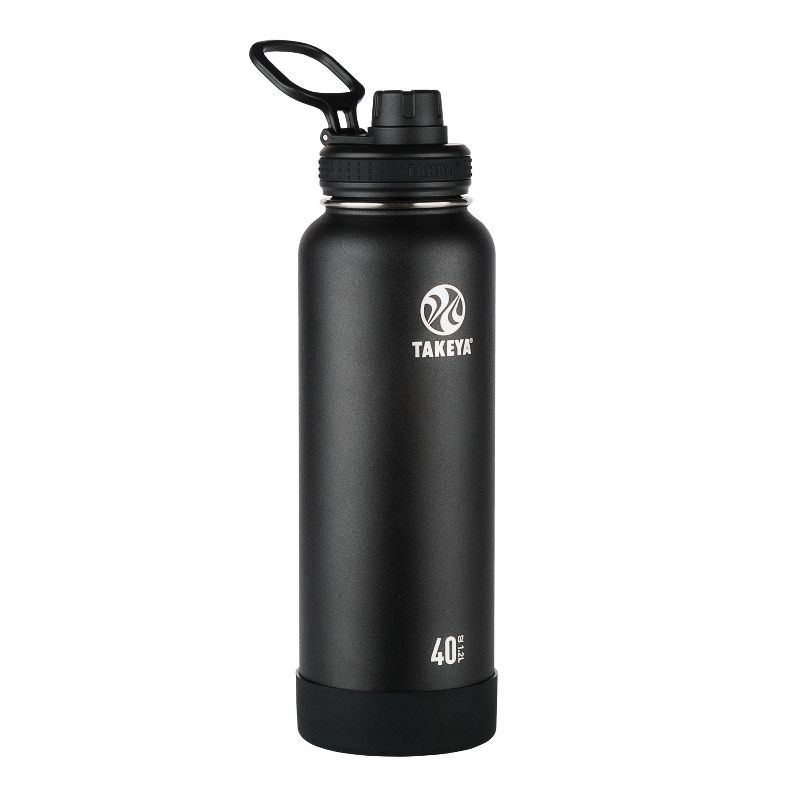 Takeya 40oz Actives Insulated Stainless Steel Water Bottle with Spout Lid, 1 of 10