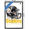 Trends International NFL Pittsburgh Steelers - Drip Helmet 20 Framed Wall Poster Prints - 3 of 4