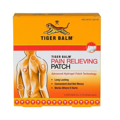 Tiger Balm Pain Relieving Patch - 5ct