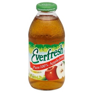 Everfresh Pure 100% Apple Juice - 16 fl oz Glass Bottle - 1 of 3