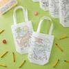 Blue Panda 20 Pack Dinosaur Goodie Bags for Kids Birthday Party, Reusable Tote with Handle, 8 x 10 in - 2 of 4