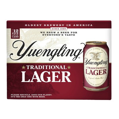 Yuengling Traditional Lager Beer - 12pk/12 fl oz Cans