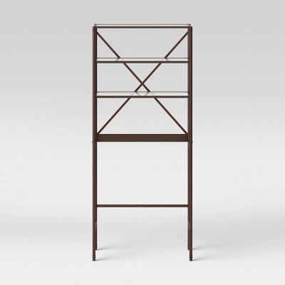 Metal/Glass Etagere Oil Rubbed Bronze - Threshold™