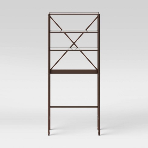 Metal Glass Etagere Oil Rubbed Bronze Threshold Target