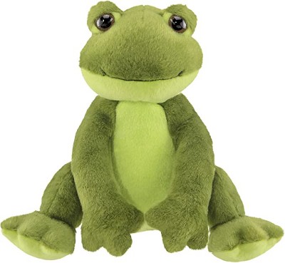 Bearington Ribbity Plush Frog Stuffed Animal, 8.5 Inches