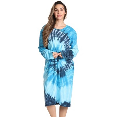 Just Love Womens Nightgown - Long Sleeve Henley Oversized Sleepwear Gown